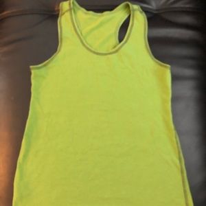 Ocean Lily maternity racerback tank, green